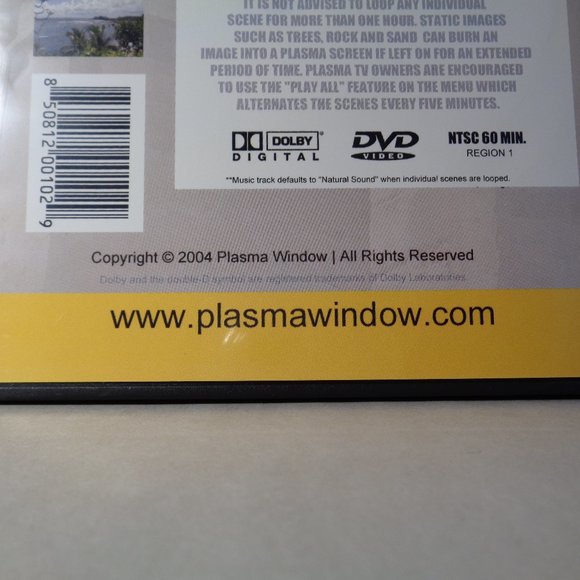 PLASMA WINDOW Plasmavironments New DVD / Anamorphic Widescreen Edition - Picture 6 of 6